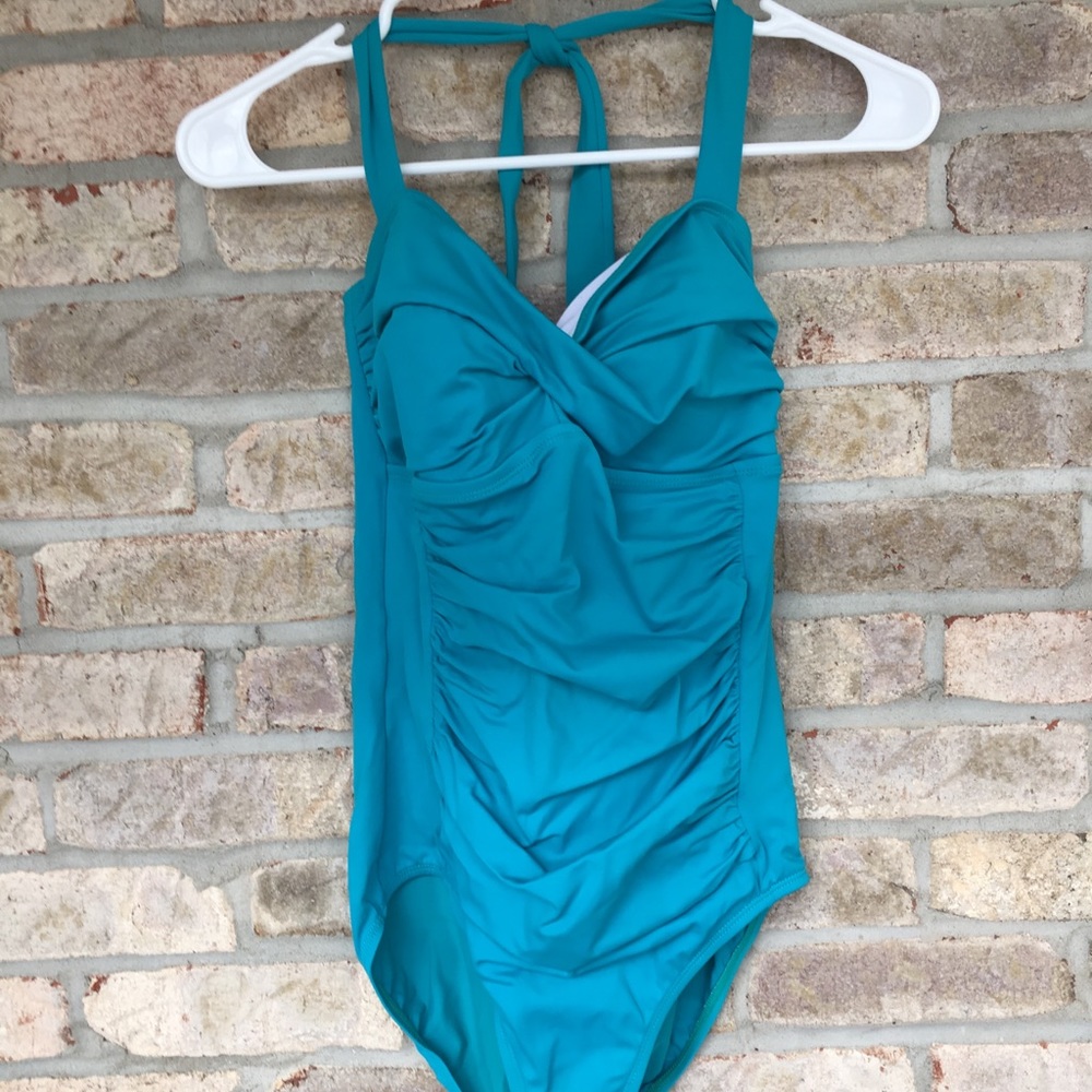 JANTZEN ONE PIECE SWIMSUIT teal 8 medium